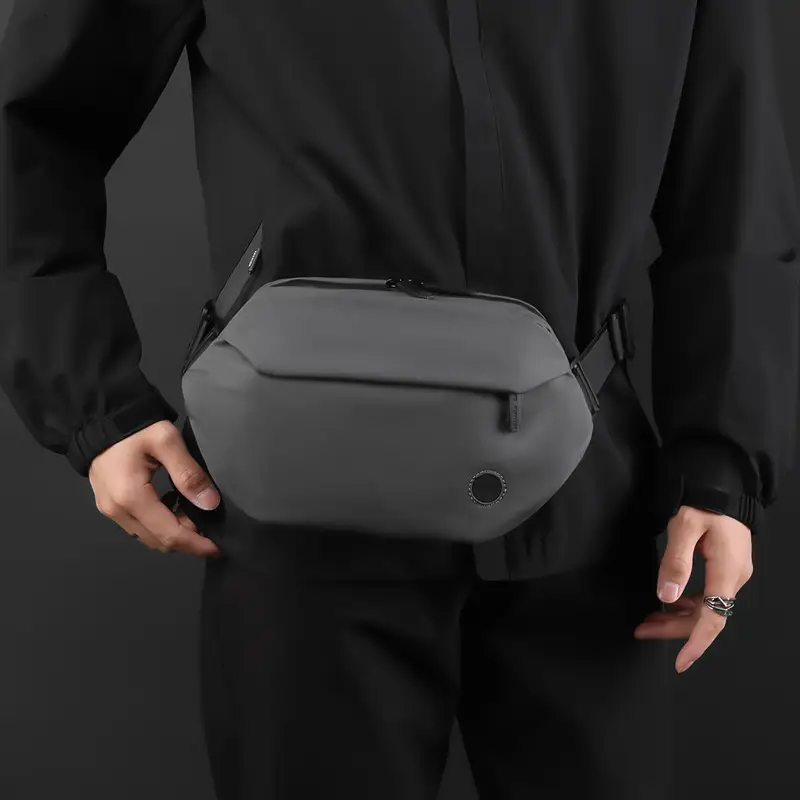 Multi-functional Phone Waist Bag Nylon Black - Image 9