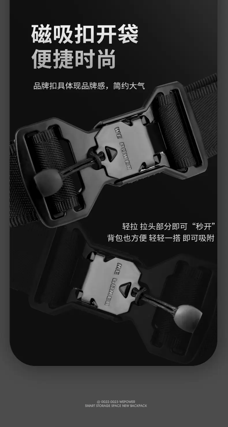 Multi-functional Phone Waist Bag Nylon Black — feature 13