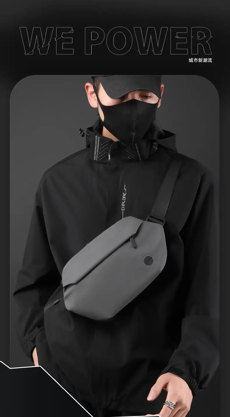 Multi-functional Phone Waist Bag Nylon Black — feature 2