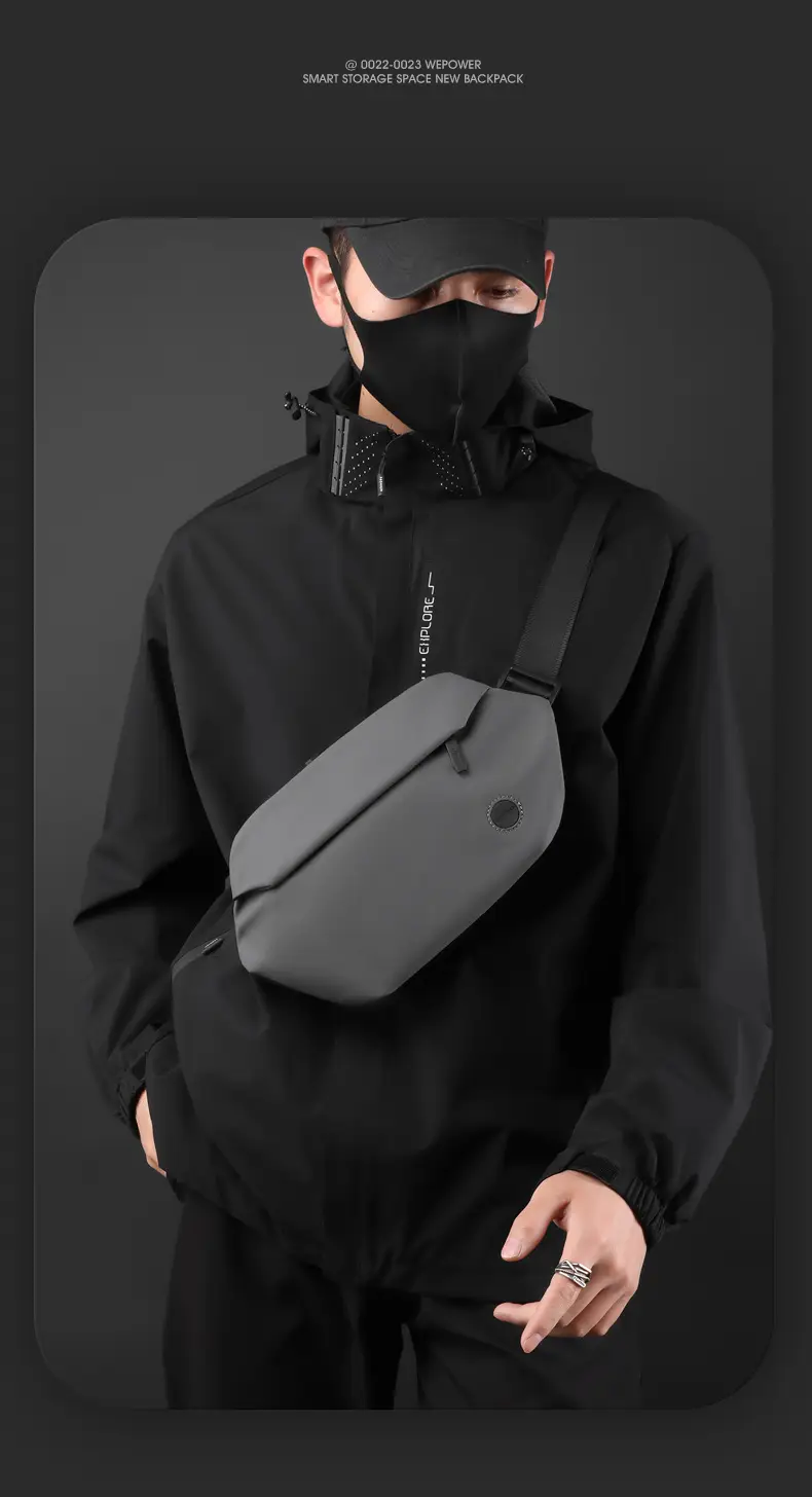 Multi-functional Phone Waist Bag Nylon Black — feature 23