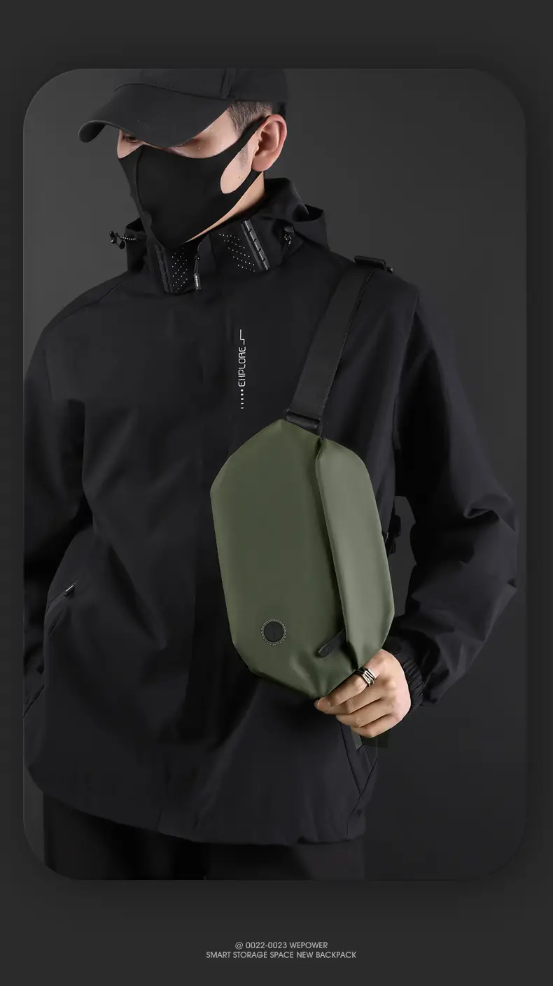 Multi-functional Phone Waist Bag Nylon Black — feature 24