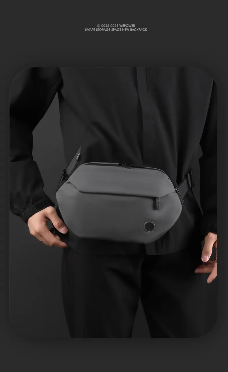Multi-functional Phone Waist Bag Nylon Black — feature 8
