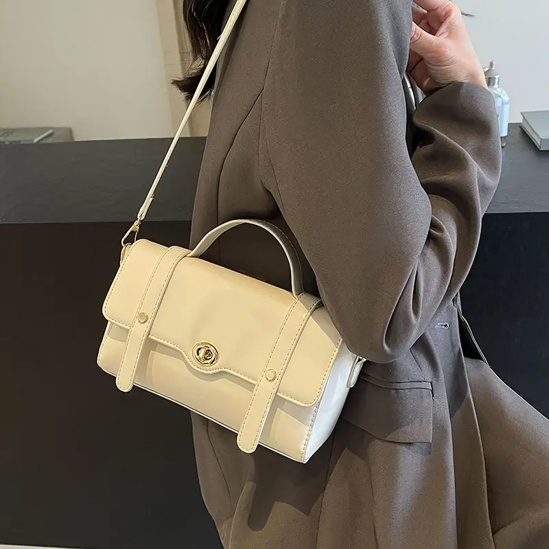 Women's Black Square Shoulder Bag 2026 New Trendy - Image 7