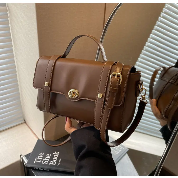 Women's Black Square Shoulder Bag 2026 New Trendy — feature 37