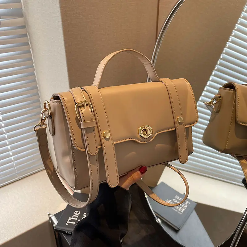 Women's Black Square Shoulder Bag 2026 New Trendy - Image 4