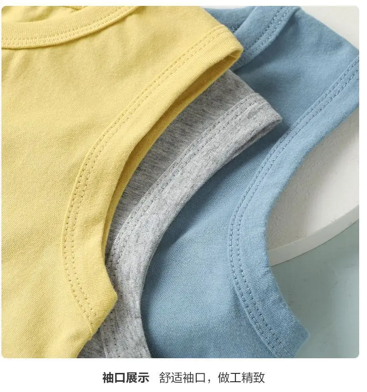 Baby Printed Sleeveless Vest Light Green Summer — feature 12