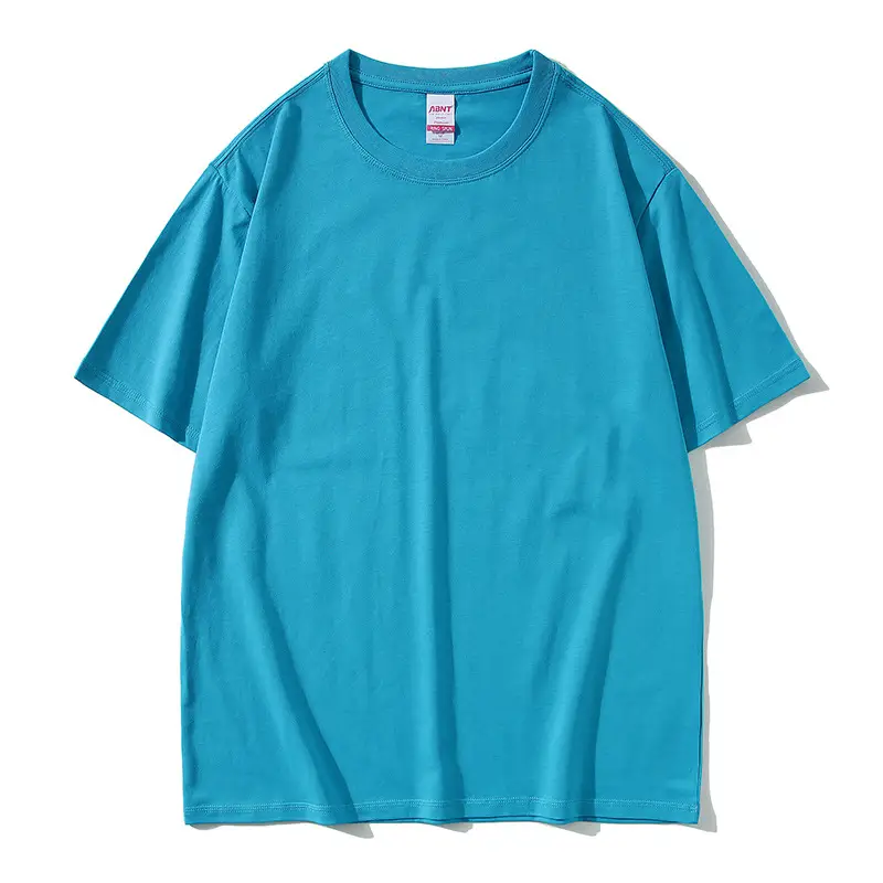 180g ABNT Cotton Loose Fit T-Shirt Blue - Image 12