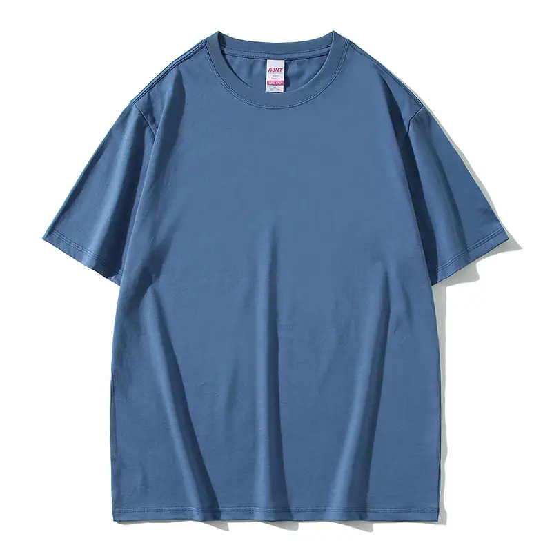 180g ABNT Cotton Loose Fit T-Shirt Blue - Image 6