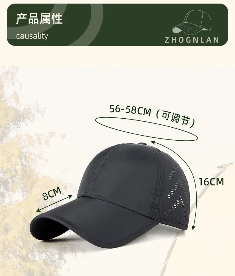Spring 2024 Baseball Cap Men Women Sun Hat Anti-Water — feature 22