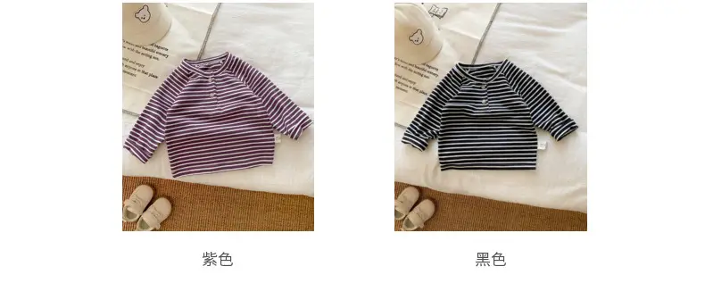 New Boys T-Shirt Striped Cotton 2024 — feature 5