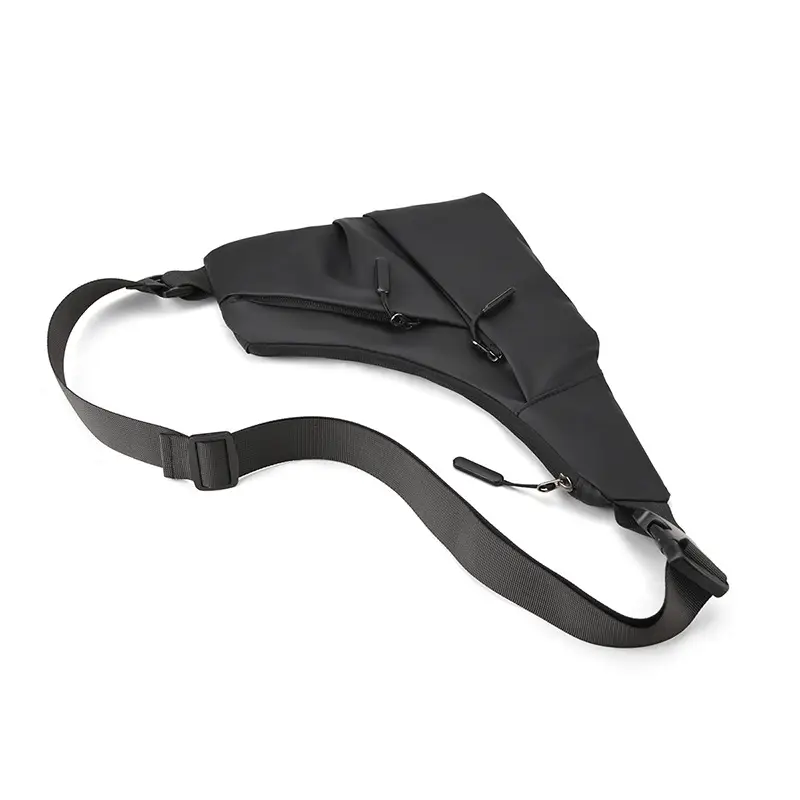 Men's Crossbody Shoulder Bag Grey Lightweight Sports Outdoor