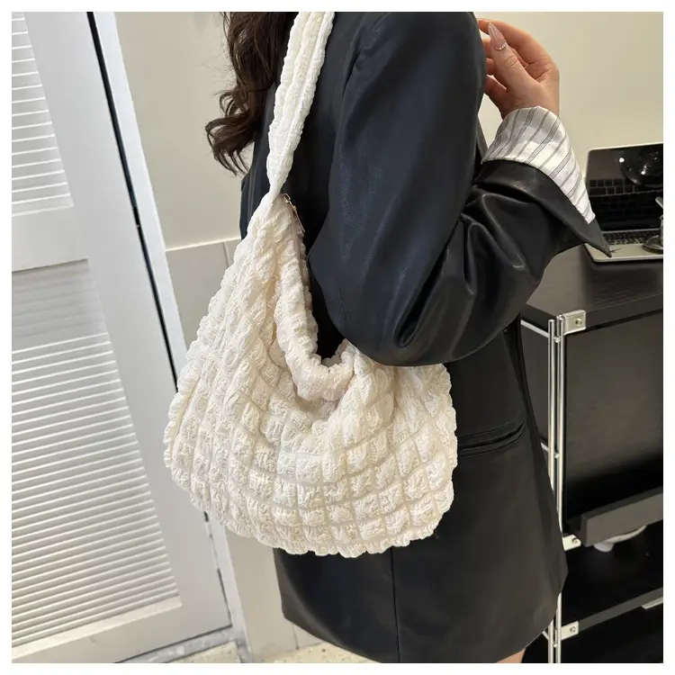 Pink Embroidered Shoulder Bag for Women 2026 — feature 21