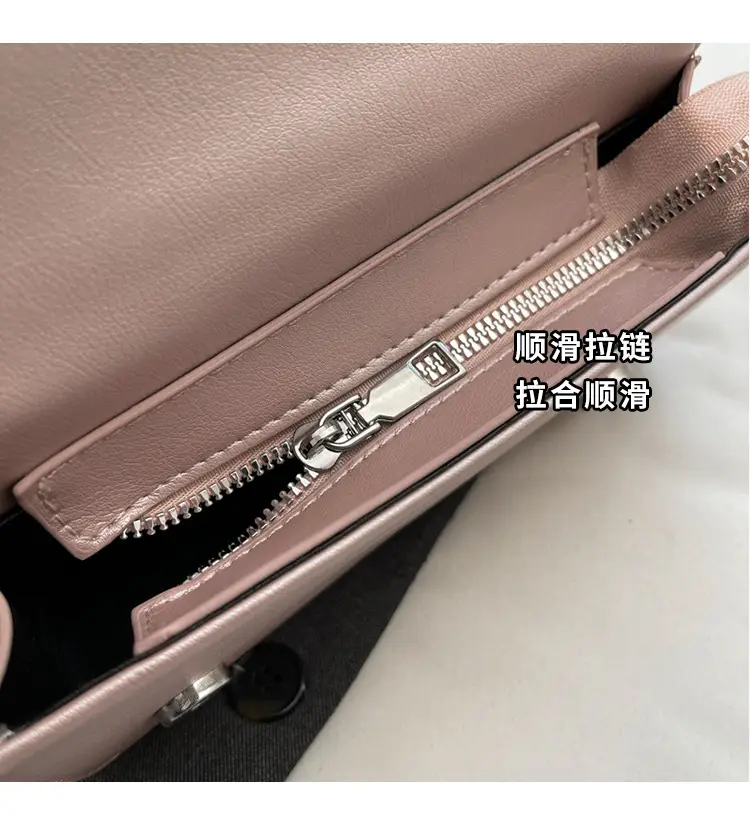 White Quilted Chain Shoulder Bag for Women — feature 5