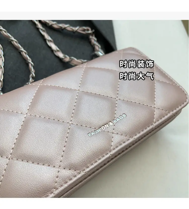 White Quilted Chain Shoulder Bag for Women — feature 7