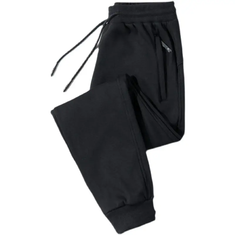 Men Grey Sweatpants Ankle Tied Spring Autumn Casual Pants - Image 39