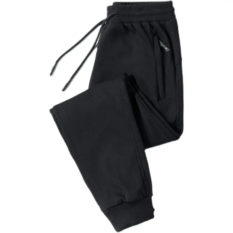 Men Grey Sweatpants Ankle Tied Spring Autumn Casual Pants — feature 6