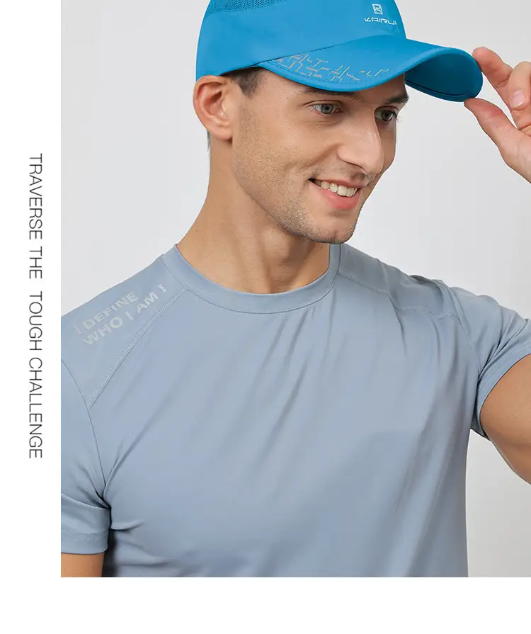 Men's Black Mesh Baseball Cap with Logo — feature 16