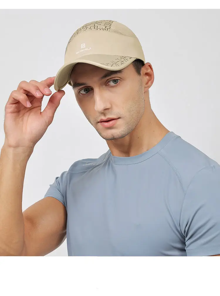 Men's Black Mesh Baseball Cap with Logo — feature 18