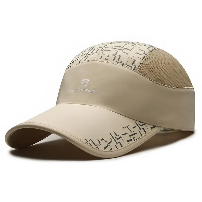 Men's Black Mesh Baseball Cap with Logo