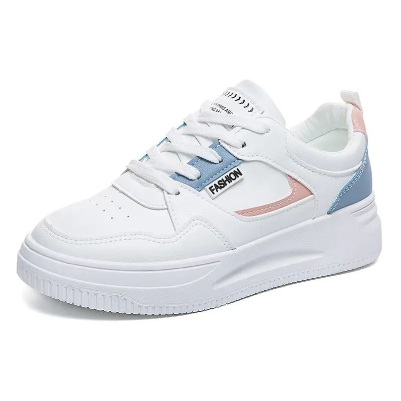Women's White Skechers 2025 Thick Sole Sports Casual Shoes - Image 7