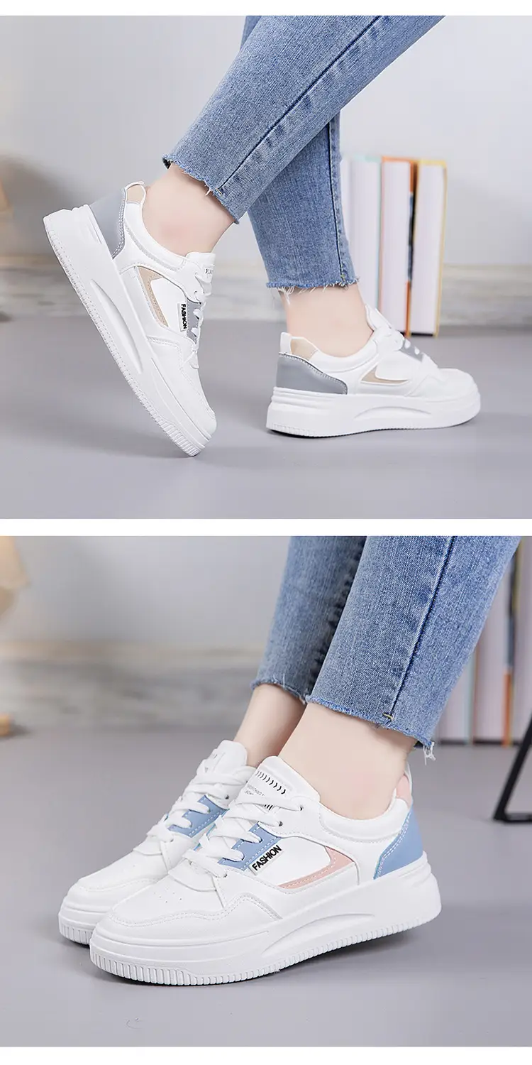 Women's White Skechers 2025 Thick Sole Sports Casual Shoes โ feature 15