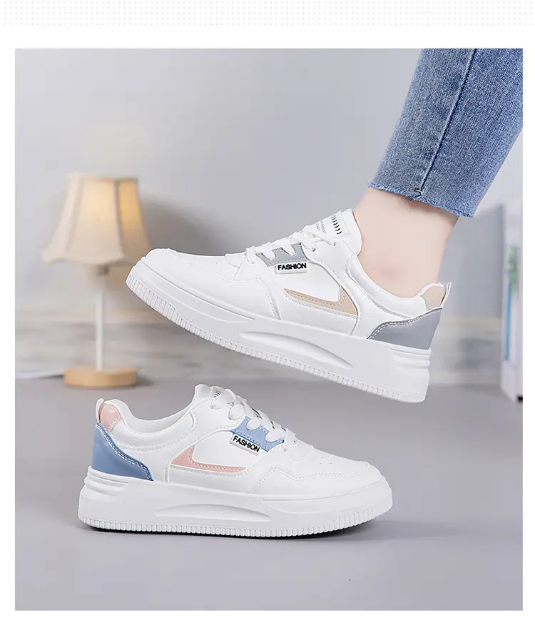 Women's White Skechers 2025 Thick Sole Sports Casual Shoes โ feature 4