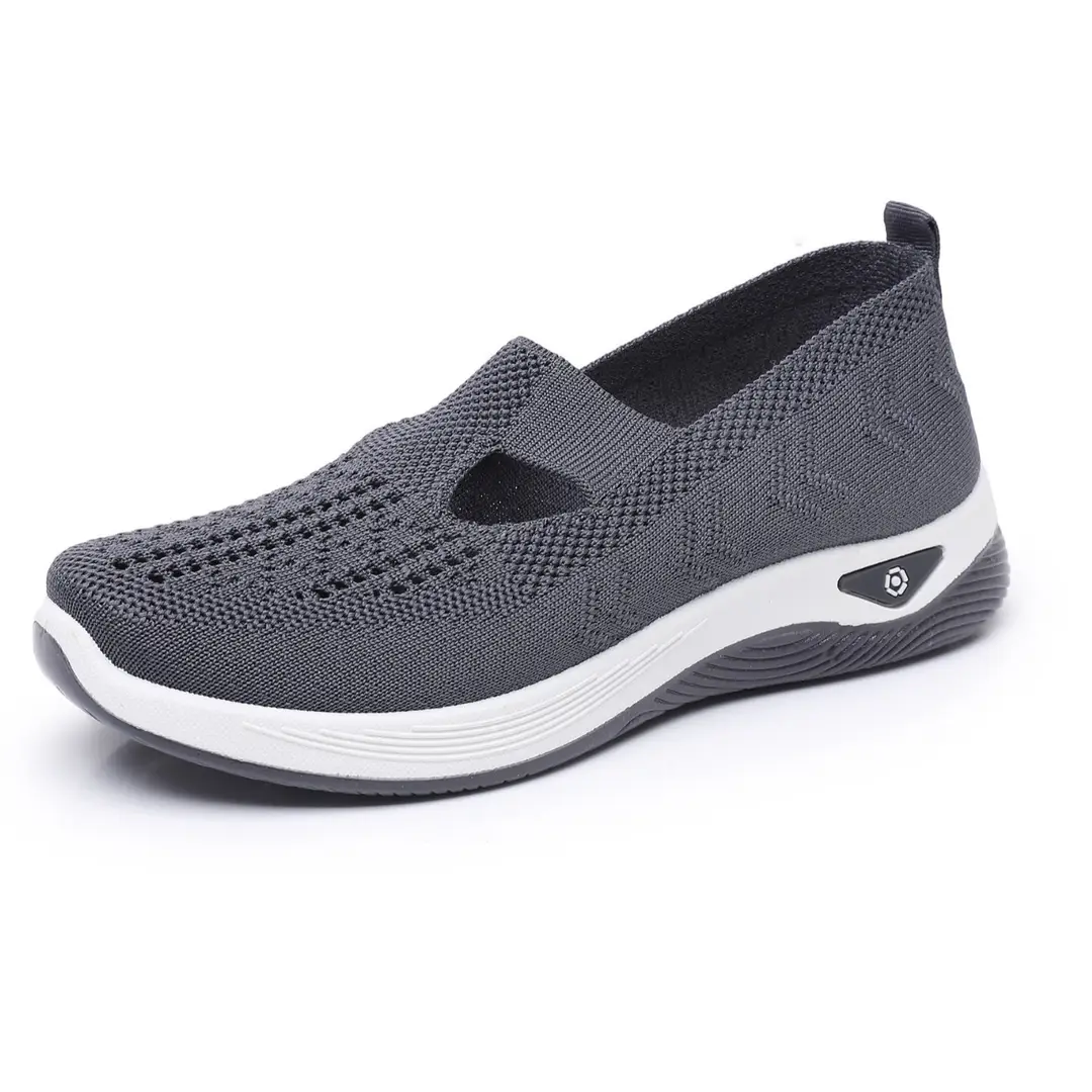 Middle-Aged and Elderly Women's Shoes 2024 Spring Model, Mesh Breathable Soft-Soled Lightweight Shoes for Seniors, Fly-Knit Women's Shoes, Lightweight and Breathable - Image 10