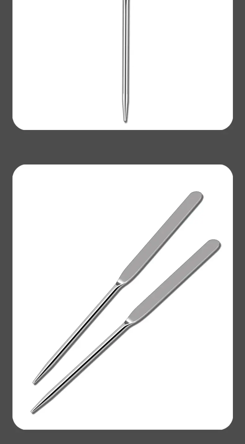304 Stainless Steel Color Mixing Stick Foundation Scraper — feature 10
