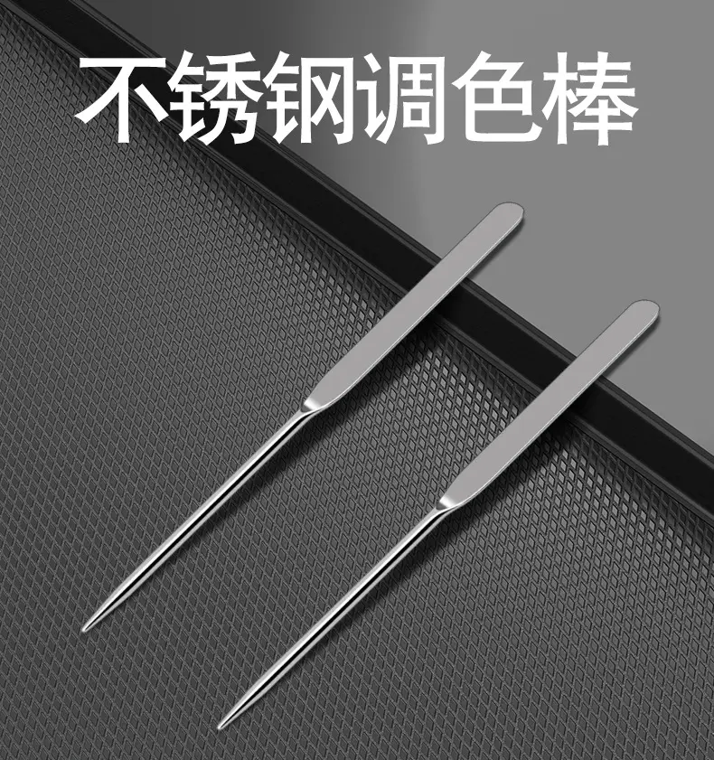304 Stainless Steel Color Mixing Stick Foundation Scraper — feature 4