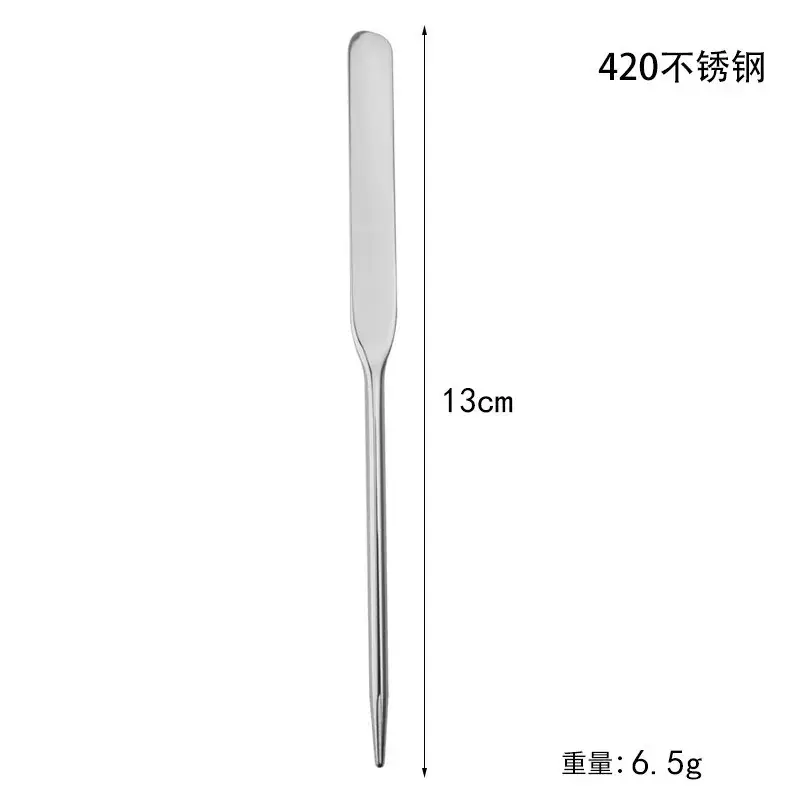 304 Stainless Steel Color Mixing Stick Foundation Scraper