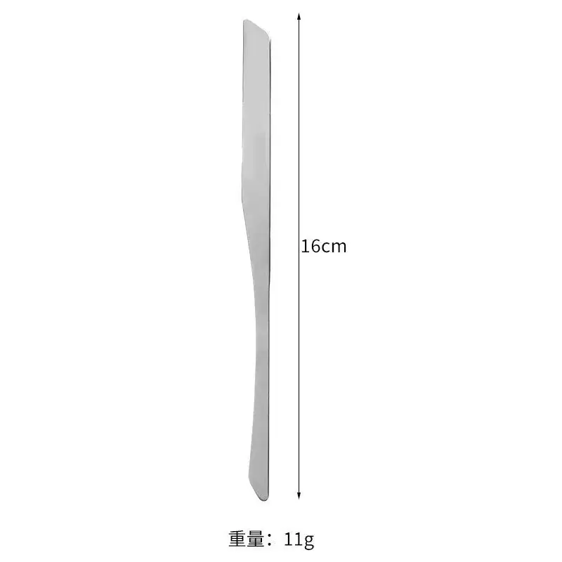 304 Stainless Steel Color Mixing Stick Foundation Scraper
