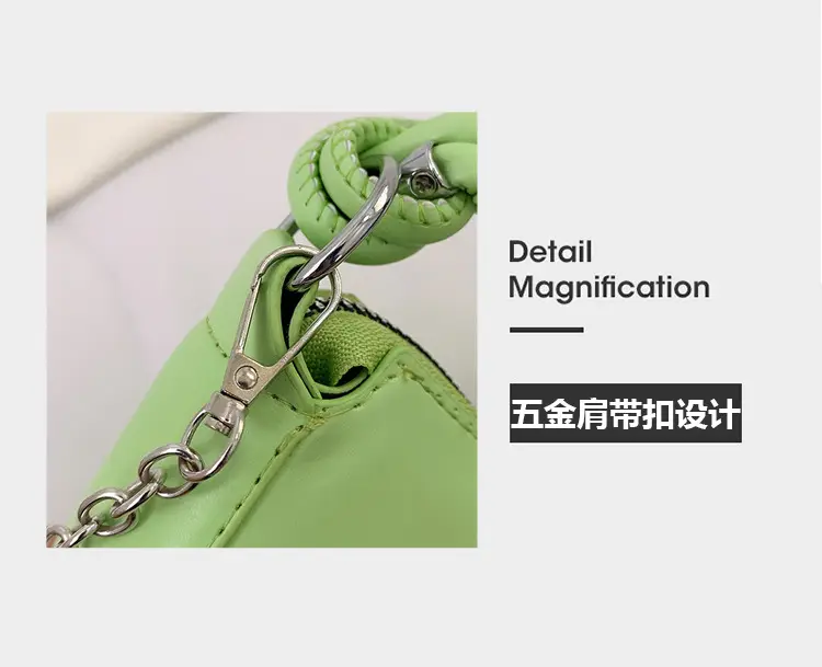 Green Square Shoulder Bag for Women 2026 — feature 5