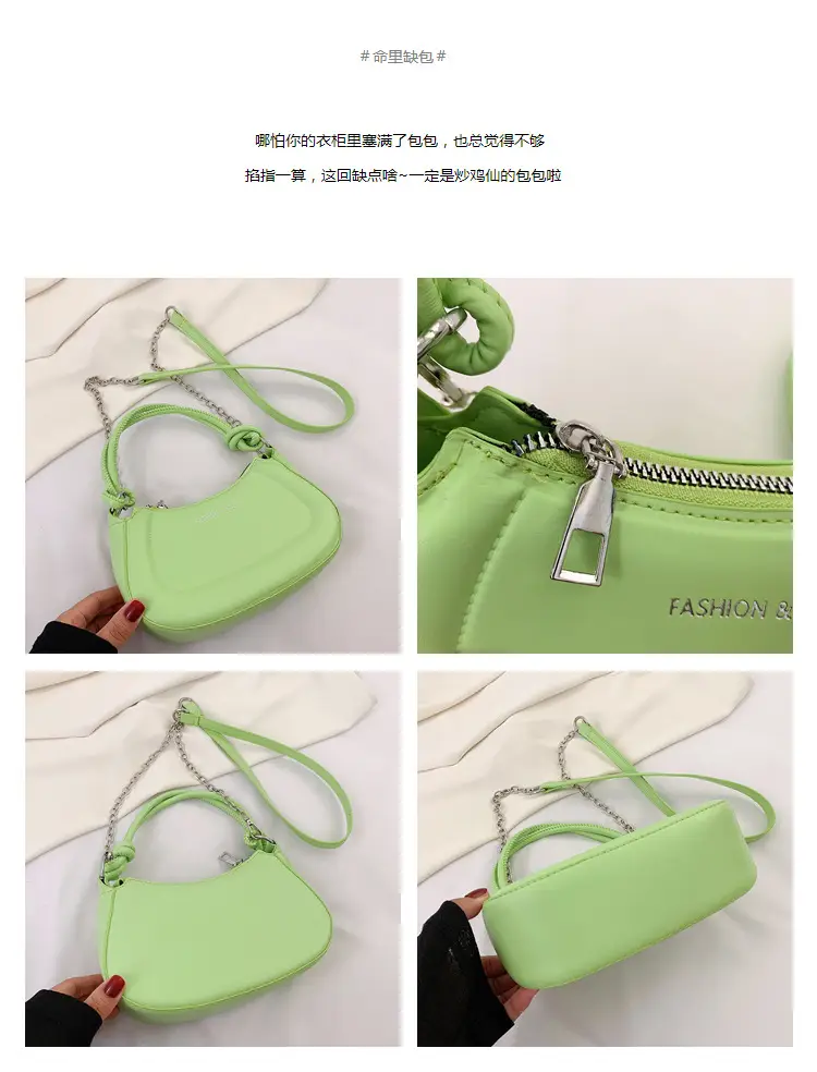 Green Square Shoulder Bag for Women 2026 — feature 8