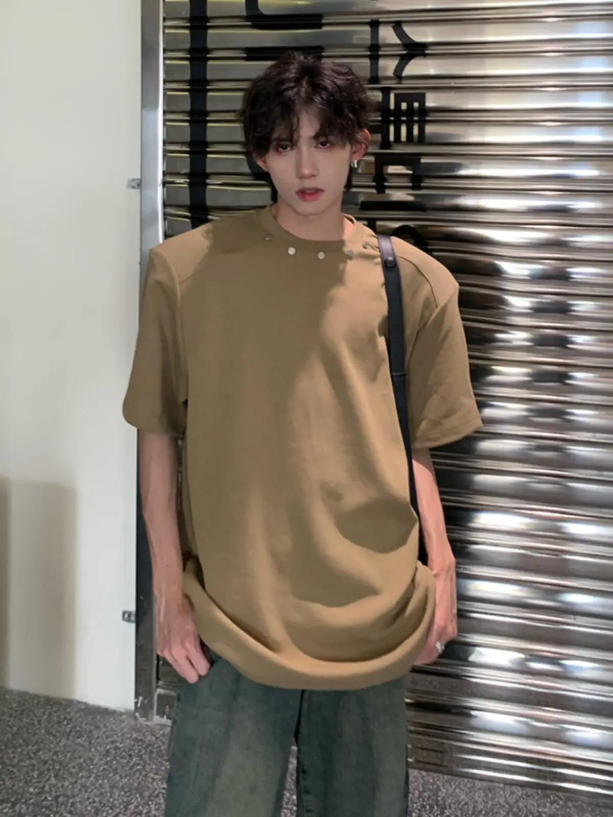Men Black 5-Piece Sleeve T-Shirt Summer Casual - Image 8