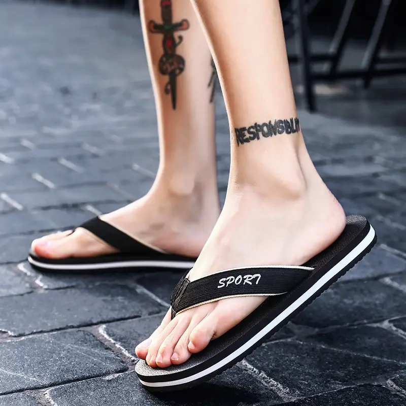 flip-flops summer lightweight woven flip flops foreign trade plus size fashion Men's flip flops beach shoes - Image 7