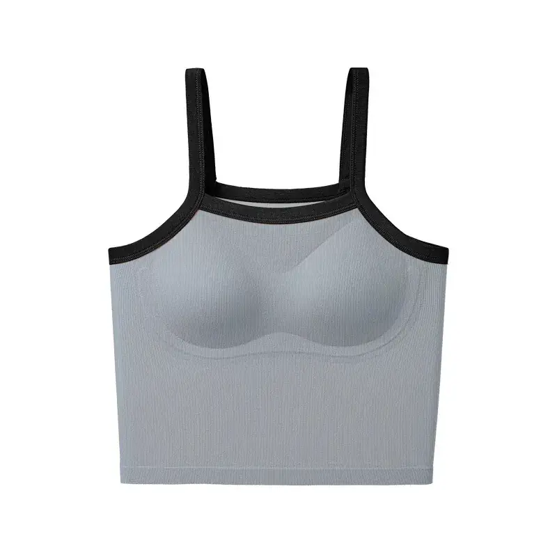 New Skin-Friendly Modal Bra Black White Seamless Underwear