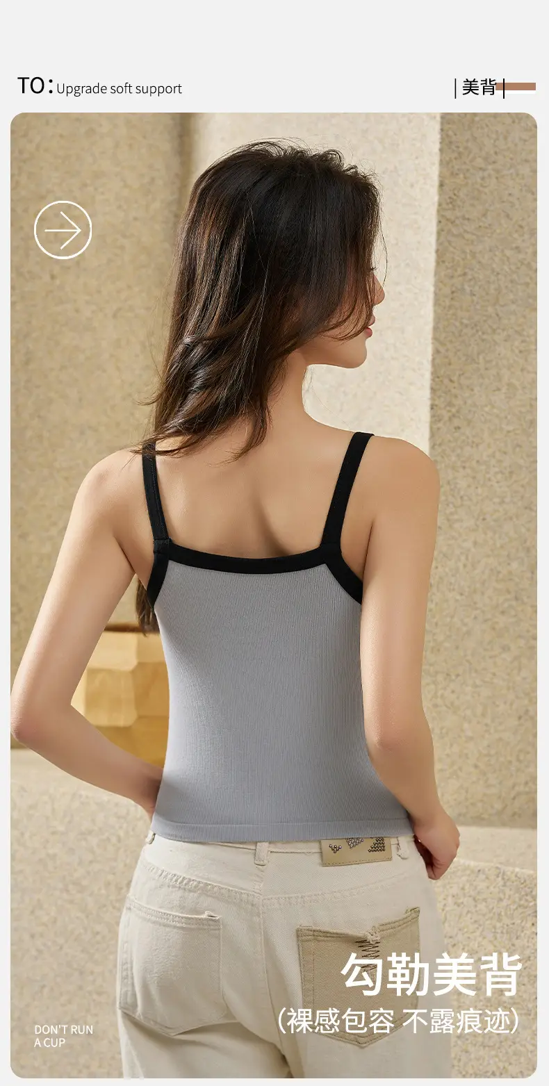 New Skin-Friendly Modal Bra Black White Seamless Underwear — feature 13