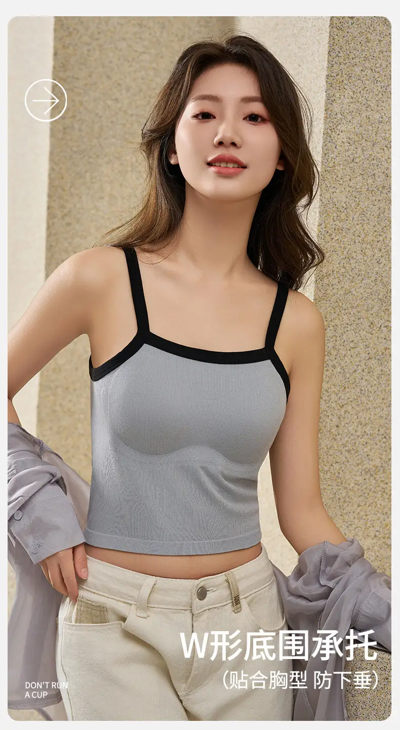 New Skin-Friendly Modal Bra Black White Seamless Underwear — feature 14