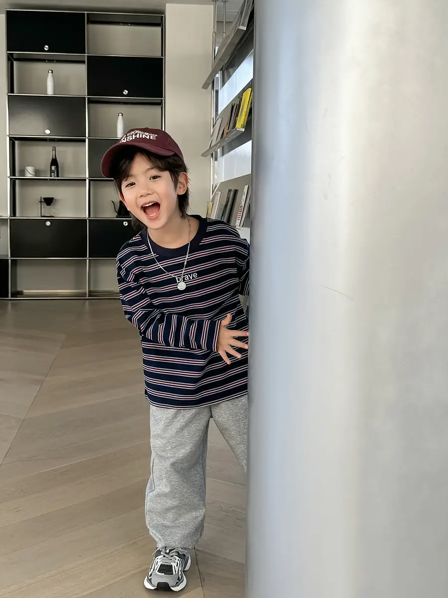 Boys Cotton Long Sleeve T-Shirt 2026 Spring Autumn - Image 4