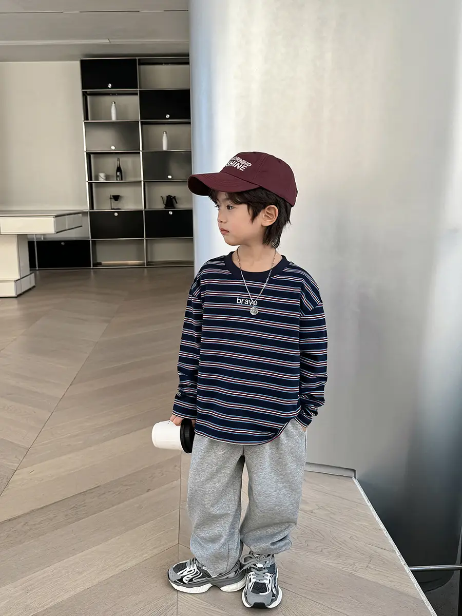 Boys Cotton Long Sleeve T-Shirt 2026 Spring Autumn - Image 7