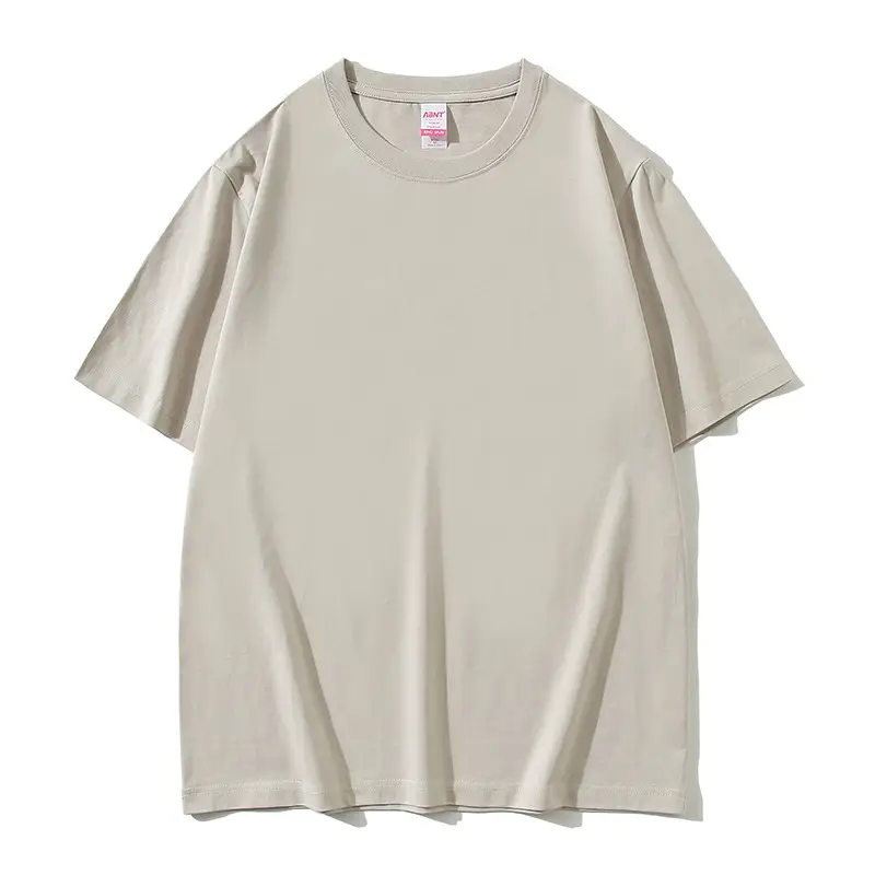 Ice White Cotton T-Shirt Short Sleeve Loose Fit 220g