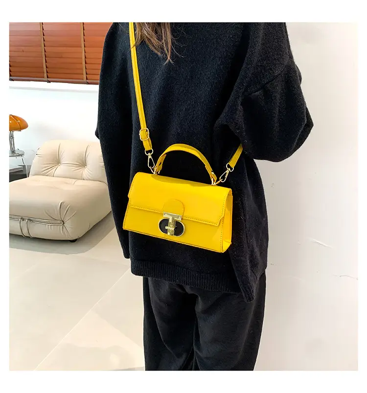 White Gold Clasp Shoulder Crossbody Bag for Women — feature 29