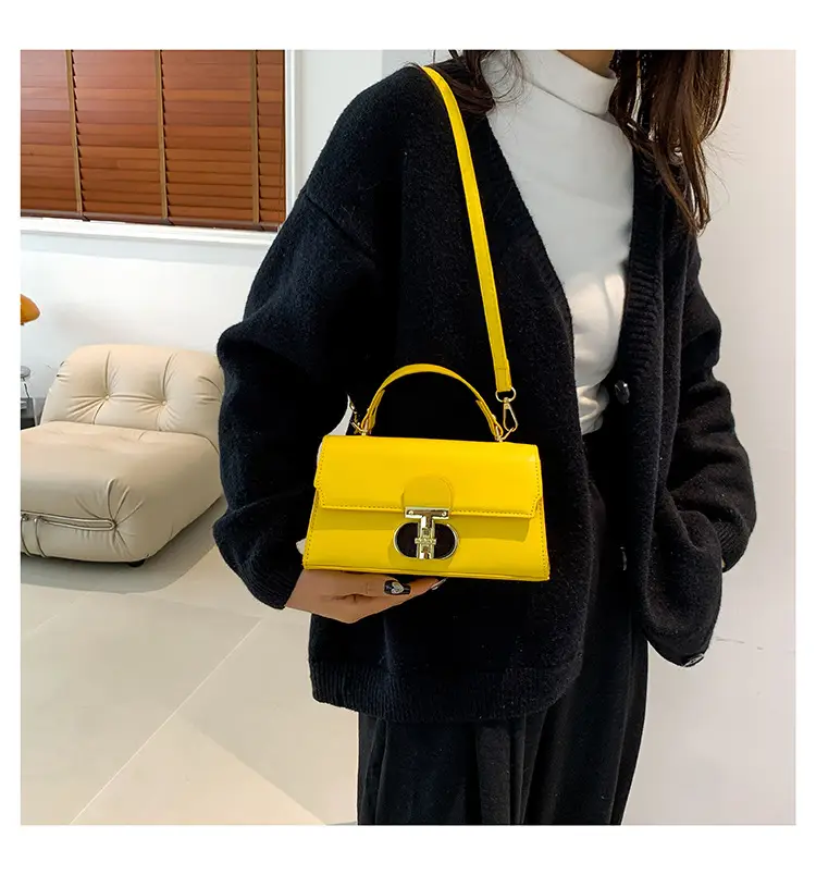 White Gold Clasp Shoulder Crossbody Bag for Women — feature 31