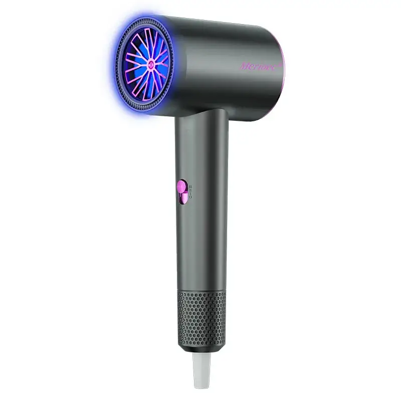 Electric Hair Dryer with Blue Light & High Power