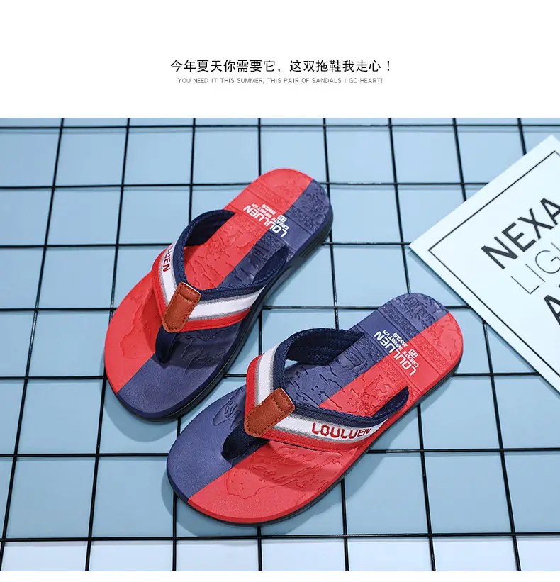 2026 Summer New Cross-Border Style Soft-Soled Flip-Flops for Men, Fashionable Outdoor Wear, Men's Flip-Flops, Casual Beach Shoes for Men — feature 9