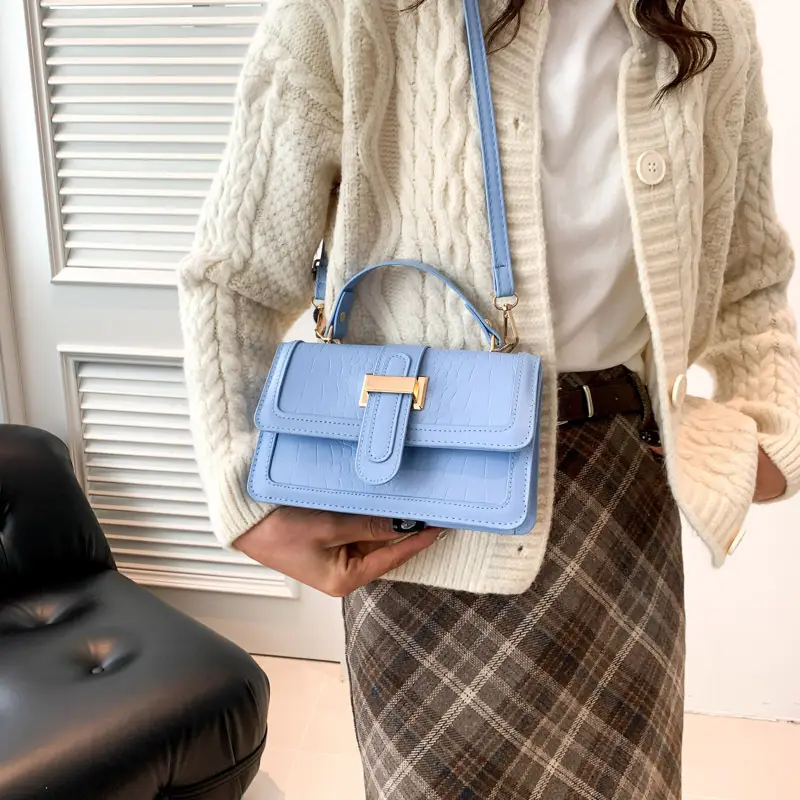 Pink Leather Crossbody Bag for Women 2025 Spring - Image 7