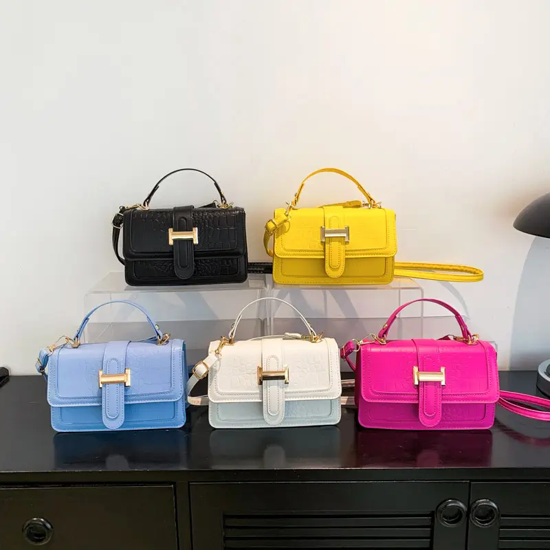 Pink Leather Crossbody Bag for Women 2025 Spring - Image 9