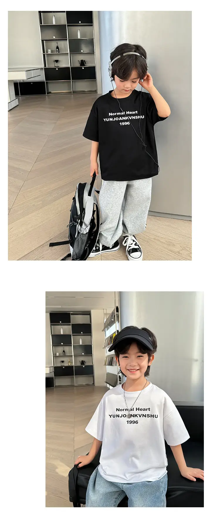 Boys Pure Cotton Korean Style T-Shirt 2026 — feature 16