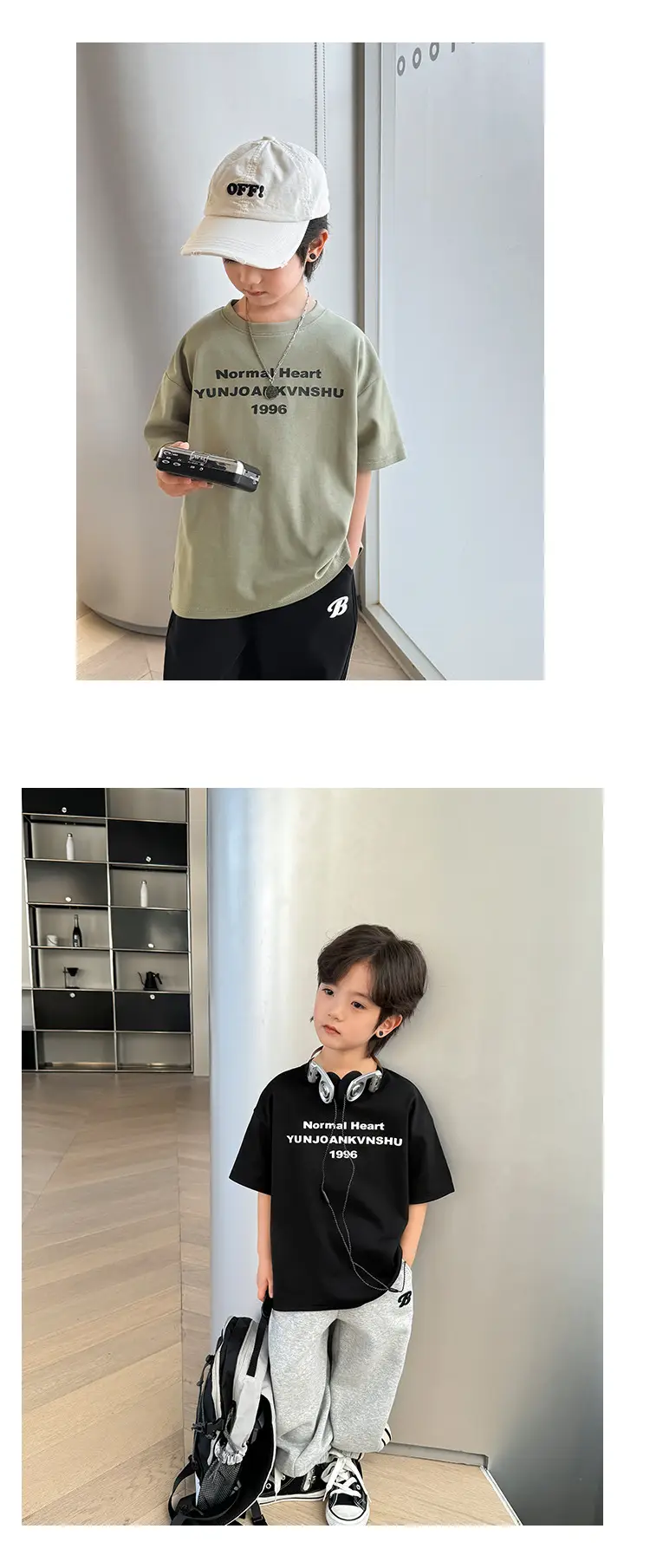 Boys Pure Cotton Korean Style T-Shirt 2026 — feature 19
