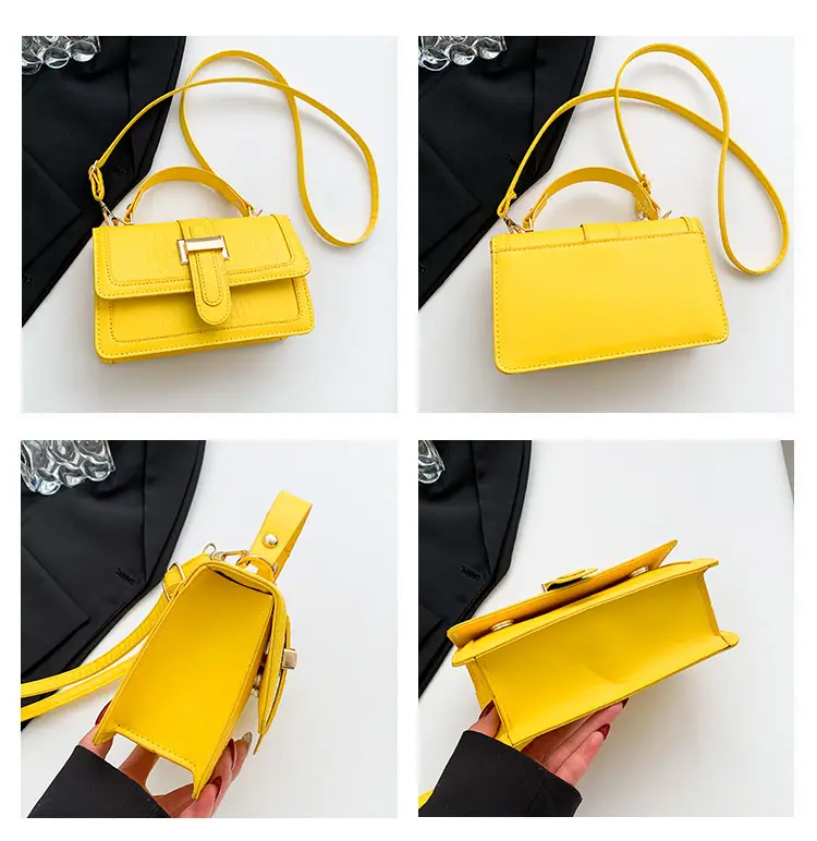 Pink Croc Leather Shoulder Bag for Women 2024 — feature 10
